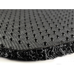 FIAT 500X All Weather Cargo Mat - Custom Rubber Woven Carpet - Black and Grey by SILA Concepts